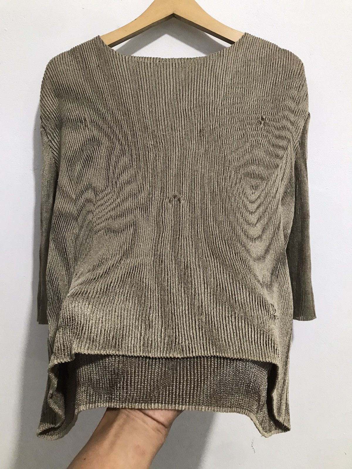Issey Miyake Undefined Pleated Shirt Issey style Size US M / EU 48-50 / 2 - 3 Thumbnail