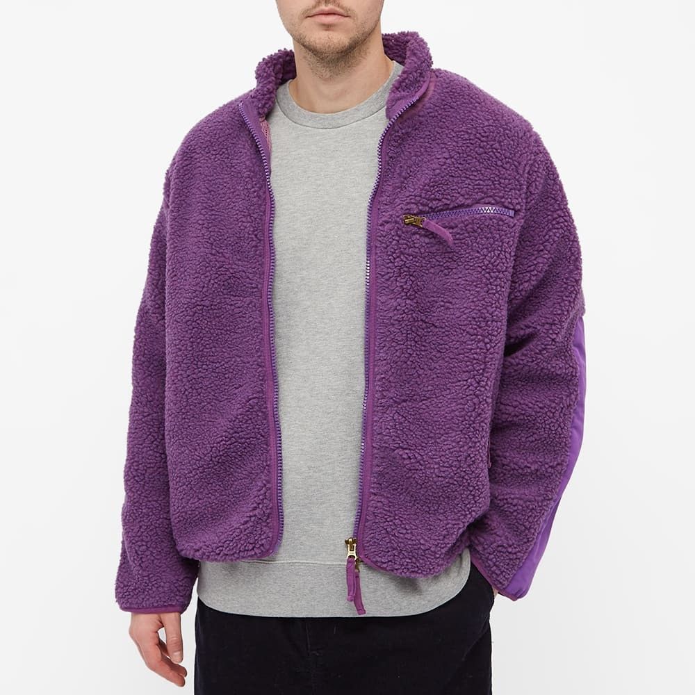 Stan Ray Stan Ray High Pile Fleece Zip-up Jacket in Purple Size Small Size US S / EU 44-46 / 1 - 17 Thumbnail