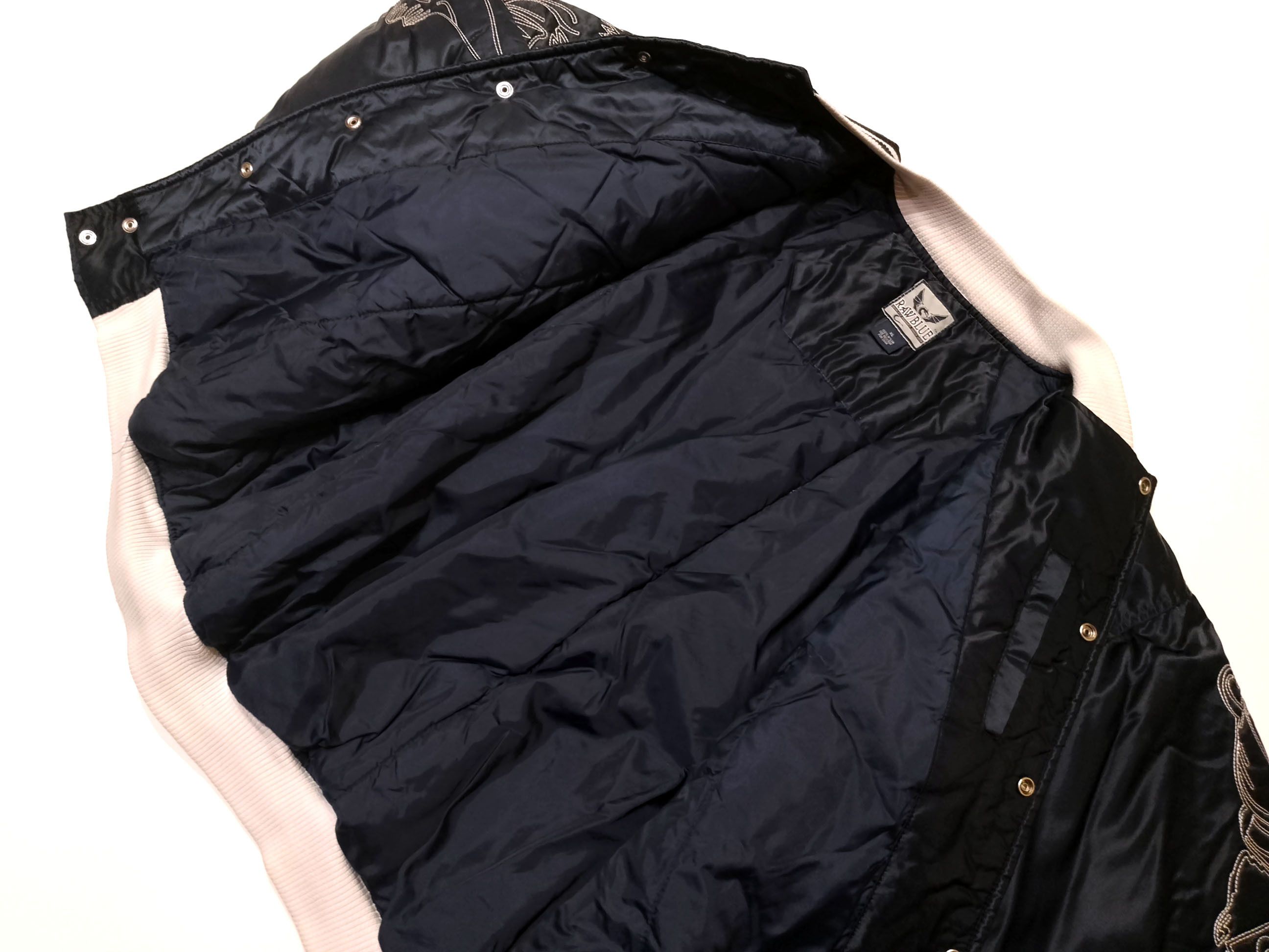 Other Raw Blue Vintage Embroidered Bomber Jacket XL Size US XL / EU 56 / 4 - 9 Thumbnail