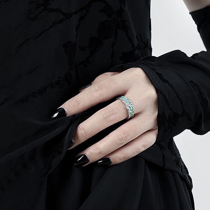 Jewelry Hip-hop Jewelry Rings Open Size Chrome Ring (Size 7-13) Size ONE SIZE - 5 Thumbnail