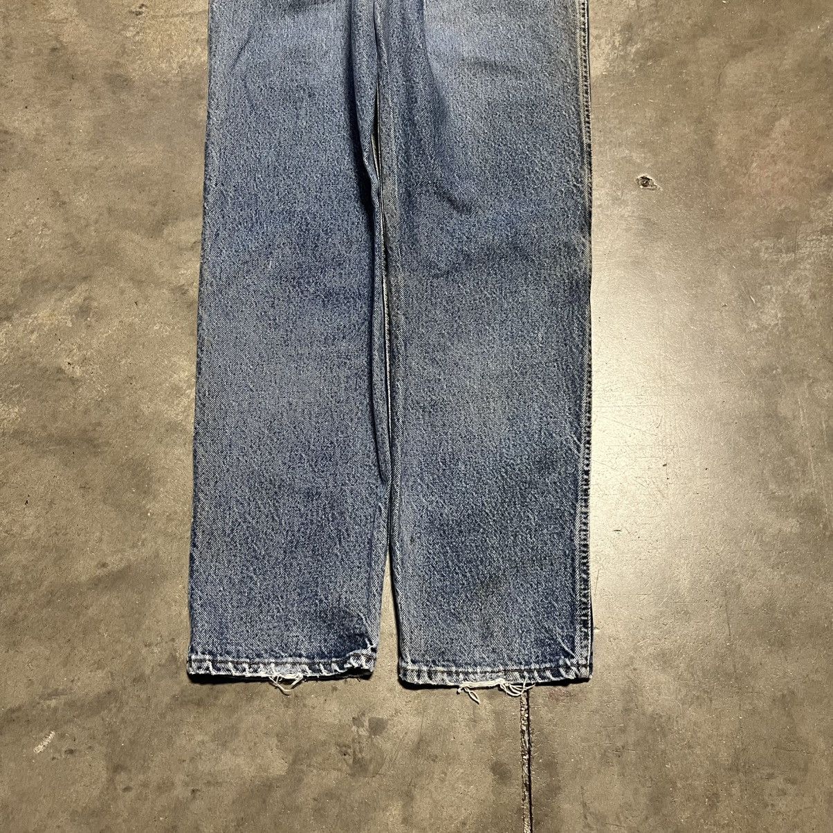 Levi's Vintage Levis Silver Tab Straight Fit Washed Denim Jeans 80s Size US 32 / EU 48 - 4 Thumbnail