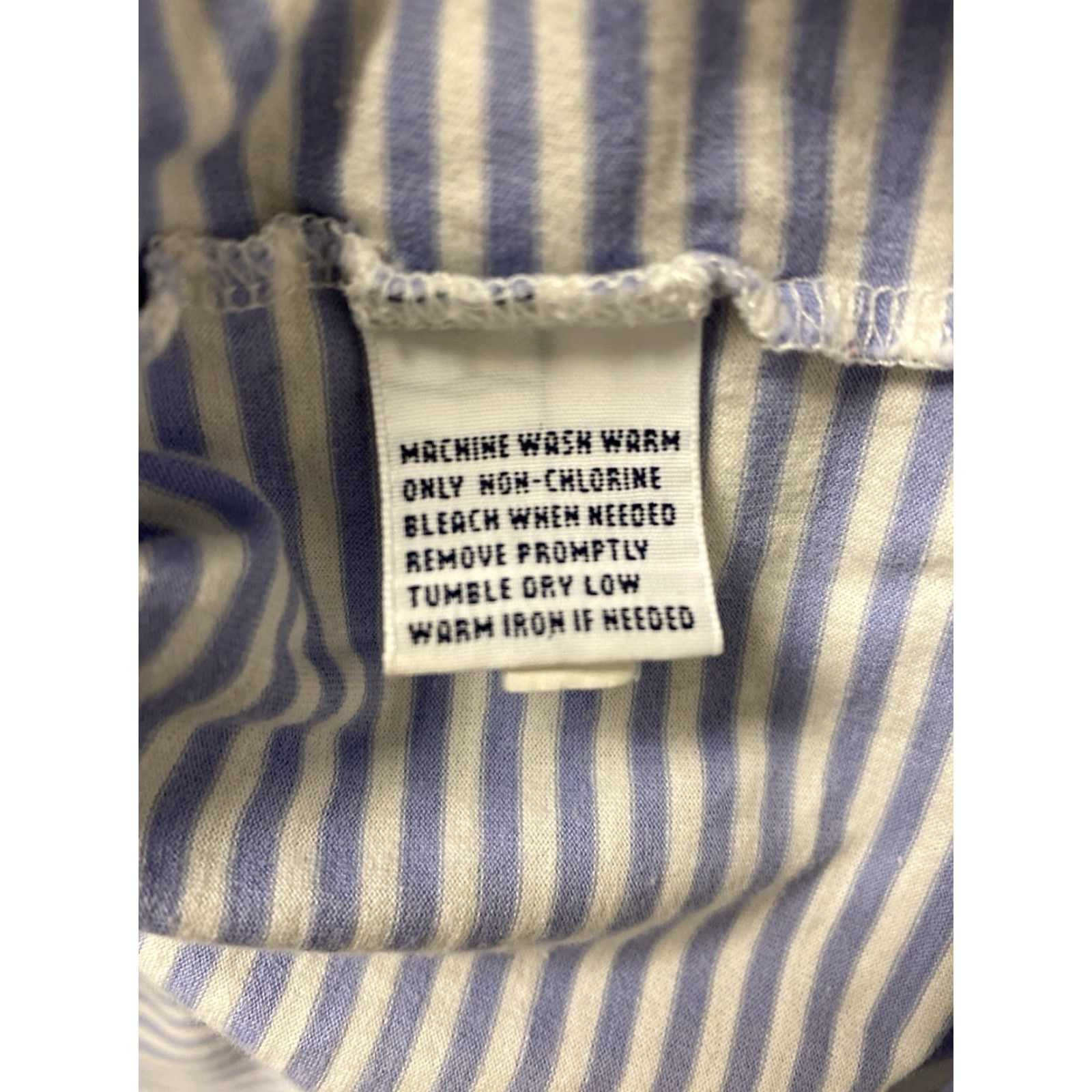 Polo Ralph Lauren Polo Ralph Lauren Men’s Polo Shirt Blue Striped Short Sleeve Button-Up Vintage No Size US L / EU 52-54 / 3 - 7 Thumbnail
