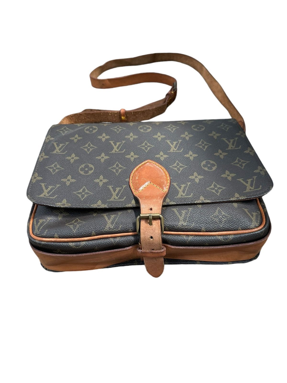 Louis Vuitton × Vintage VINTAGE LOUIS VUITTON CARTOUCHIERE MONOGRAM SHOULDER BAG Size ONE SIZE - 4 Thumbnail