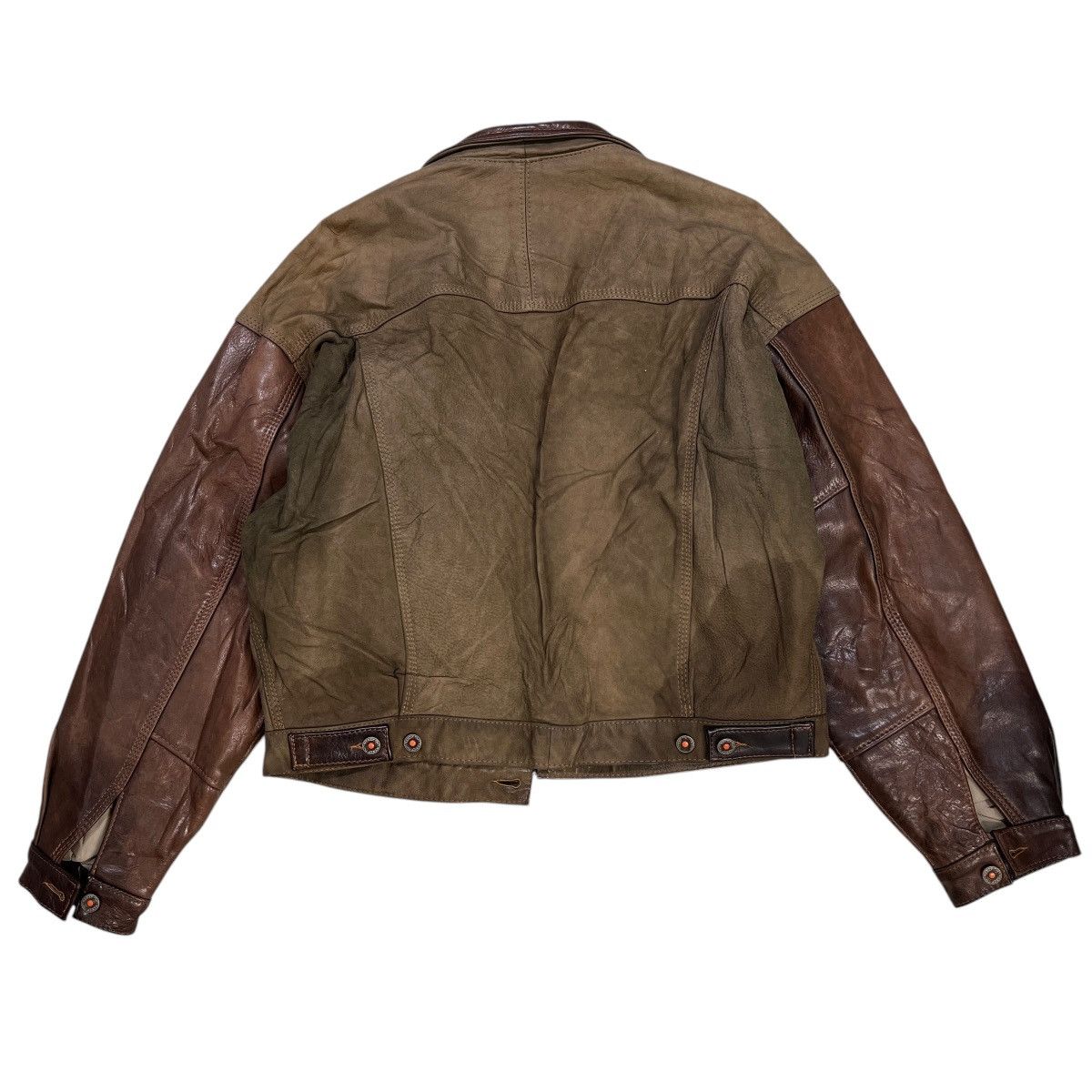 Artisan Outfitters 💥 Vintage Kudsak Artisanal Industrial Product Leather Jacket Size US L / EU 52-54 / 3 - 2 Thumbnail