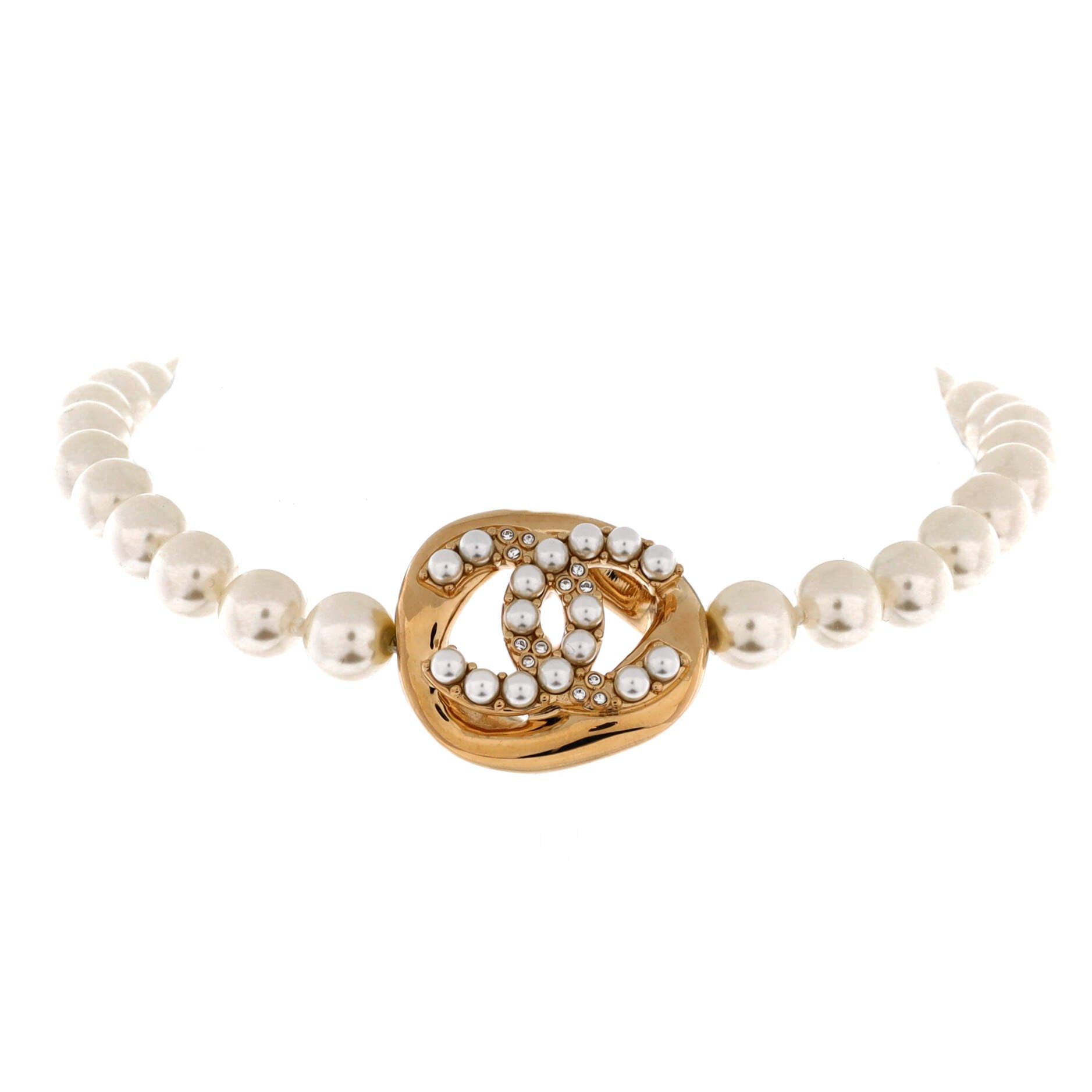 Chanel CC Choker Necklace Size ONE SIZE - 1 Thumbnail