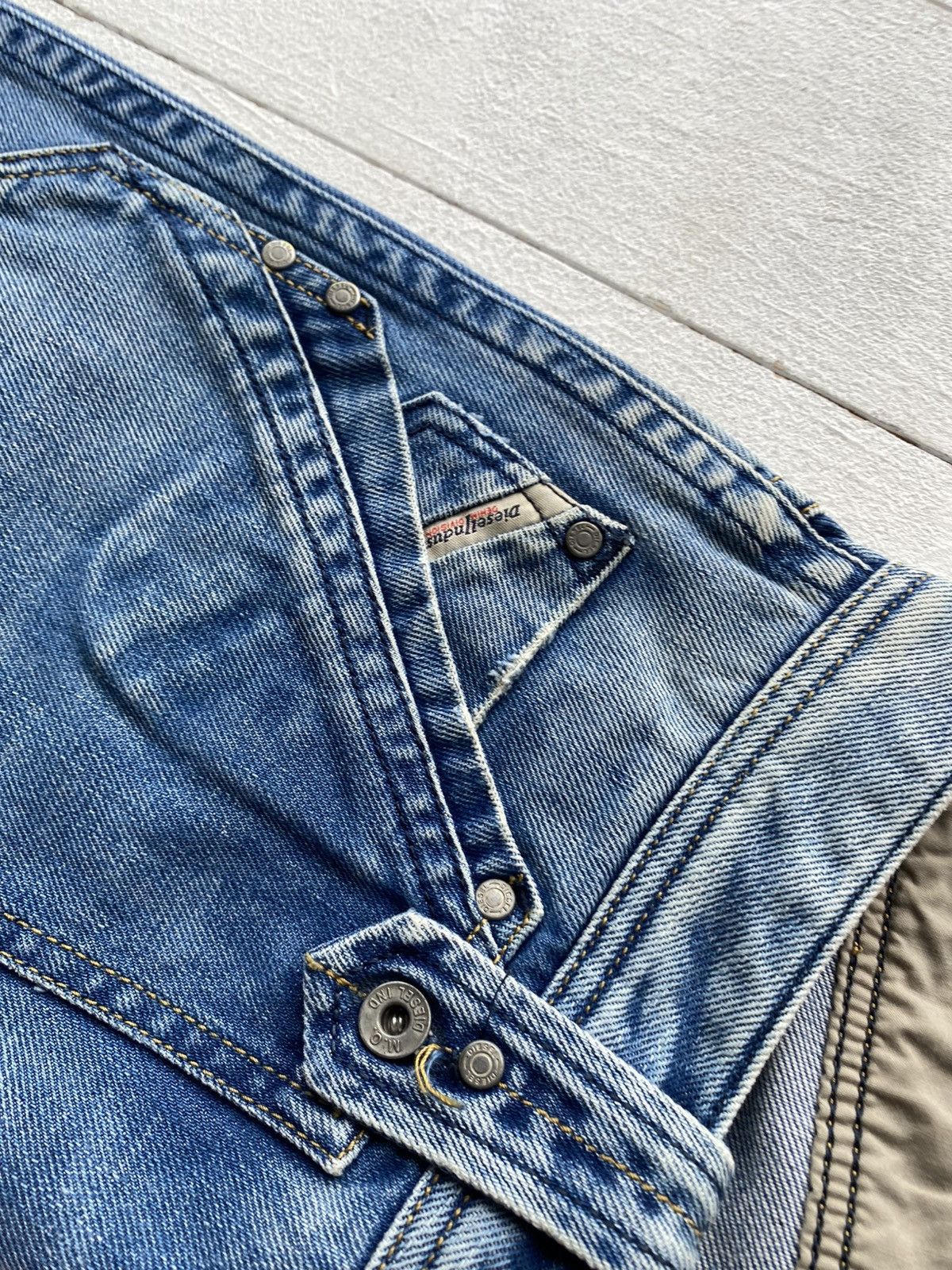 Diesel Diesel Vintage 90s Distressed Workwear Jeans Utility Denim Size US 30 / EU 46 - 5 Thumbnail