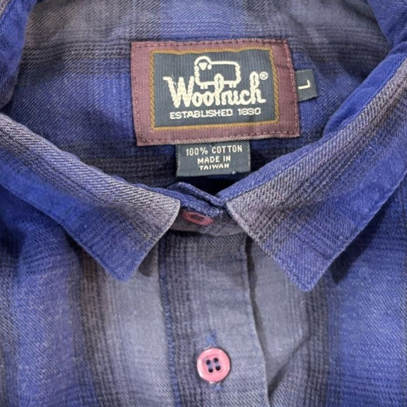 Other Woolrich Men's Button Down Shirt Large Blue Gray Size US L / EU 52-54 / 3 - 3 Thumbnail