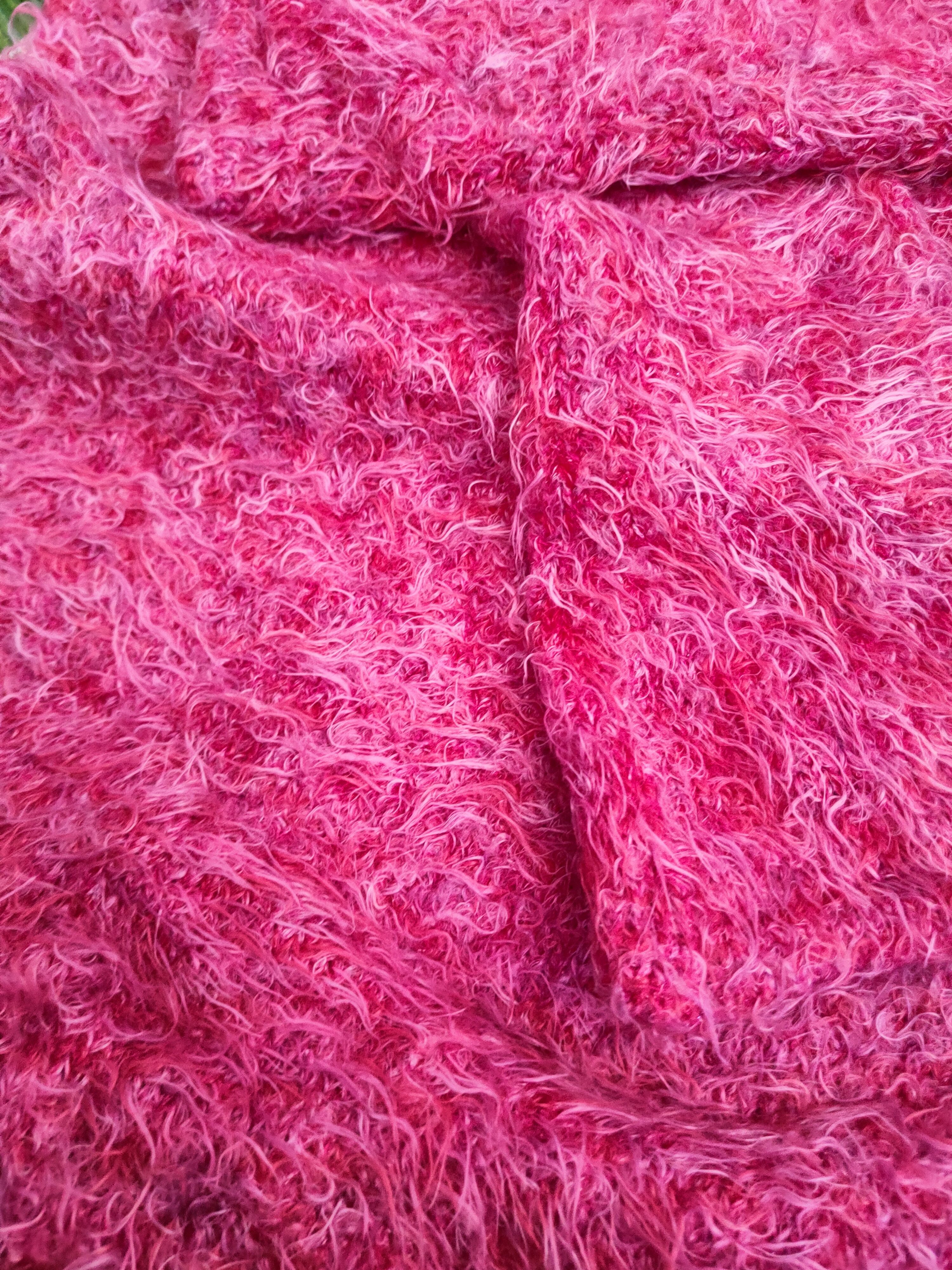 Japanese Brand DL Free's Shop Red Fur Mohair Knitwear #46-535 Size M / US 6-8 / IT 42-44 - 13 Thumbnail