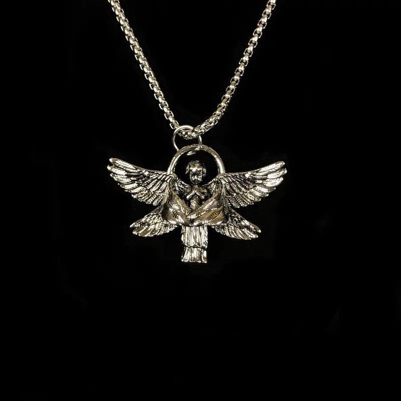 Jewelry Angel Necklace Punk Chain Size ONE SIZE - 1 Thumbnail