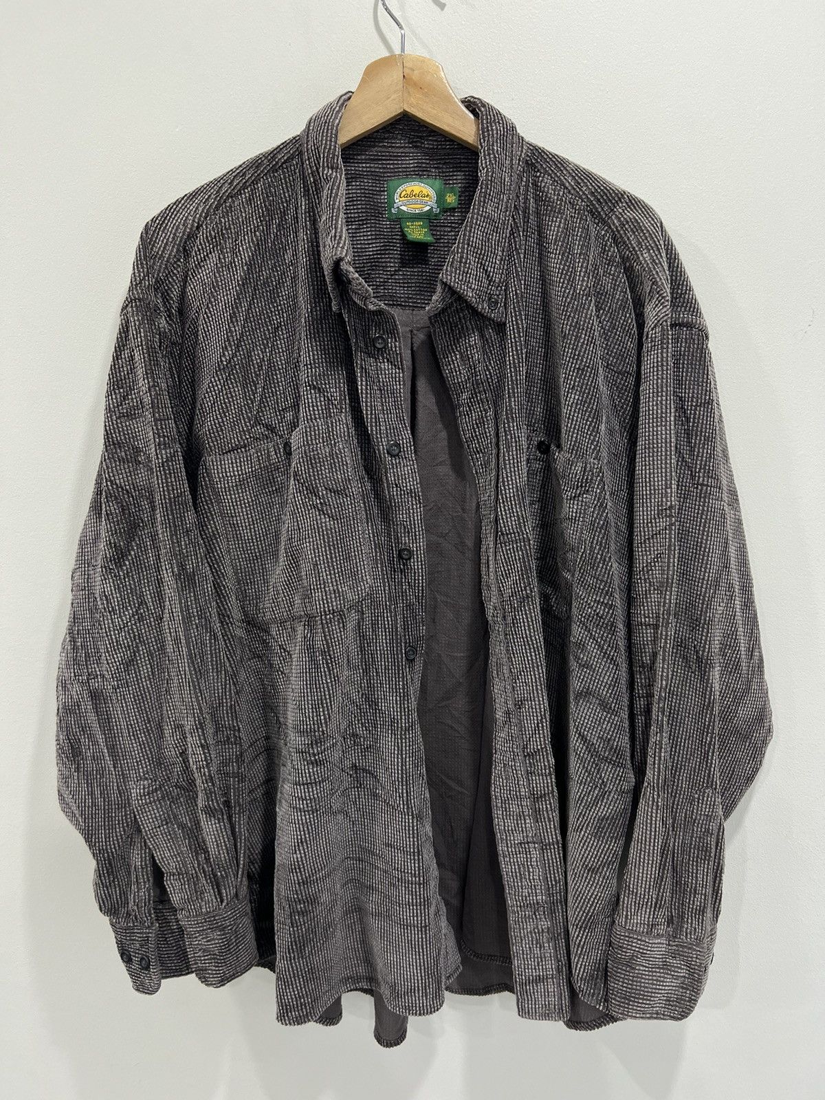 Cabelas Vintage Cabelas Button Up Shirt Corduroy XXL eddie bauer Size US XXL / EU 58 / 5 - 1 Thumbnail