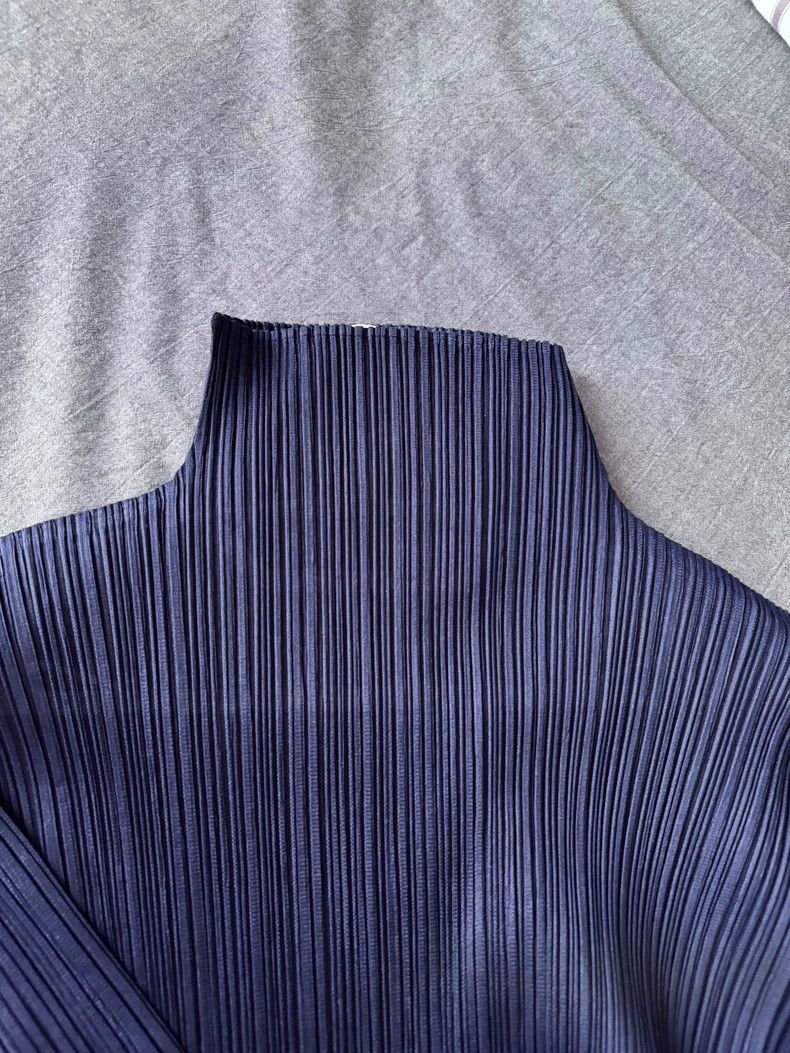 Issey Miyake issey miyake size:3 Blue and black long sleeves 2505-Nexta Size XXS / US 00 / IT 34 - 5 Thumbnail