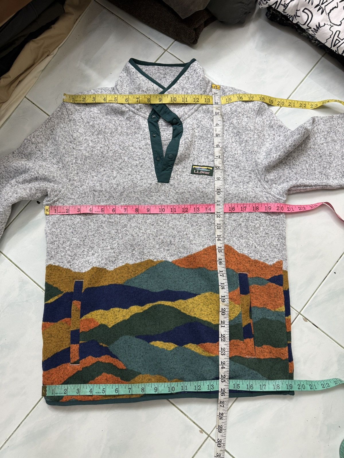 L.L. Bean 🔥🔥🔥STEALS LL BEAN MULTICOLOR PULLOVER Size US M / EU 48-50 / 2 - 15 Thumbnail