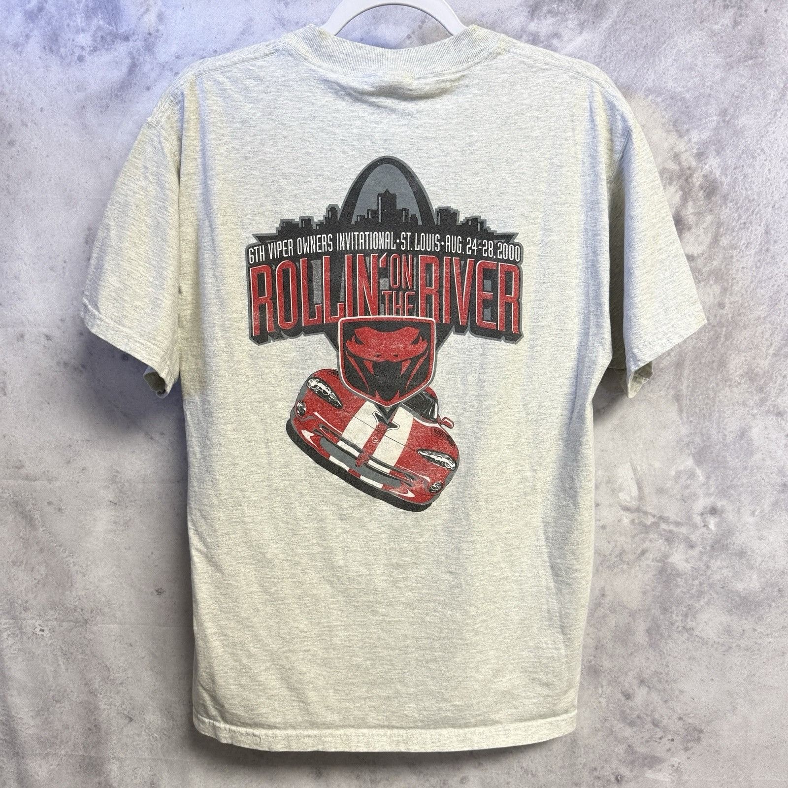 Vintage Vintage Dodge Viper T Shirt Mens Large 20x27 Gray Size US L / EU 52-54 / 3 - 1 Thumbnail