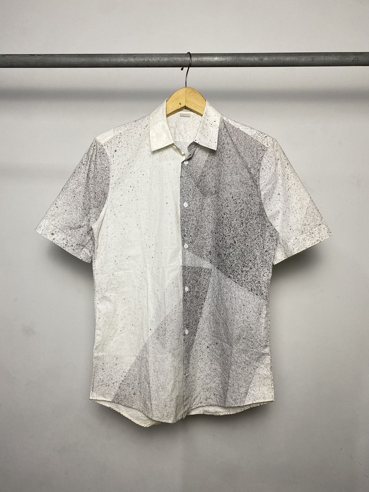 Balenciaga 2014 Balenciaga Sprayed Painter Shirt Size US M / EU 48-50 / 2 - 1 Thumbnail