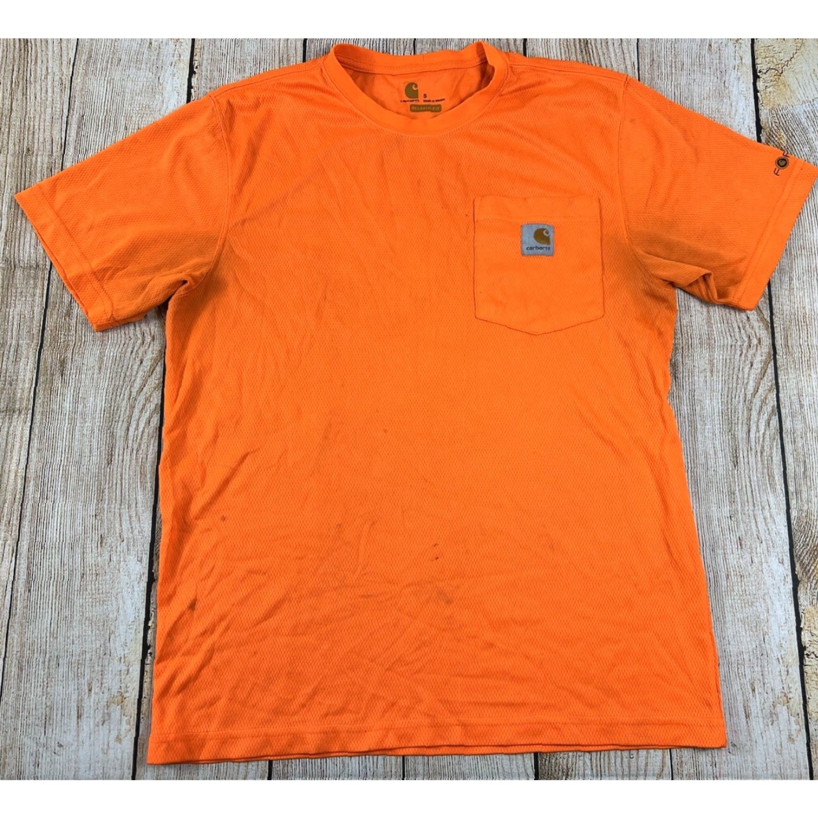 Carhartt Carhartt Shirt Men Orange Small Lot Of 2 High Visibility Relaxed Fit Force Work Shirts S Size US S / EU 44-46 / 1 - 3 Thumbnail