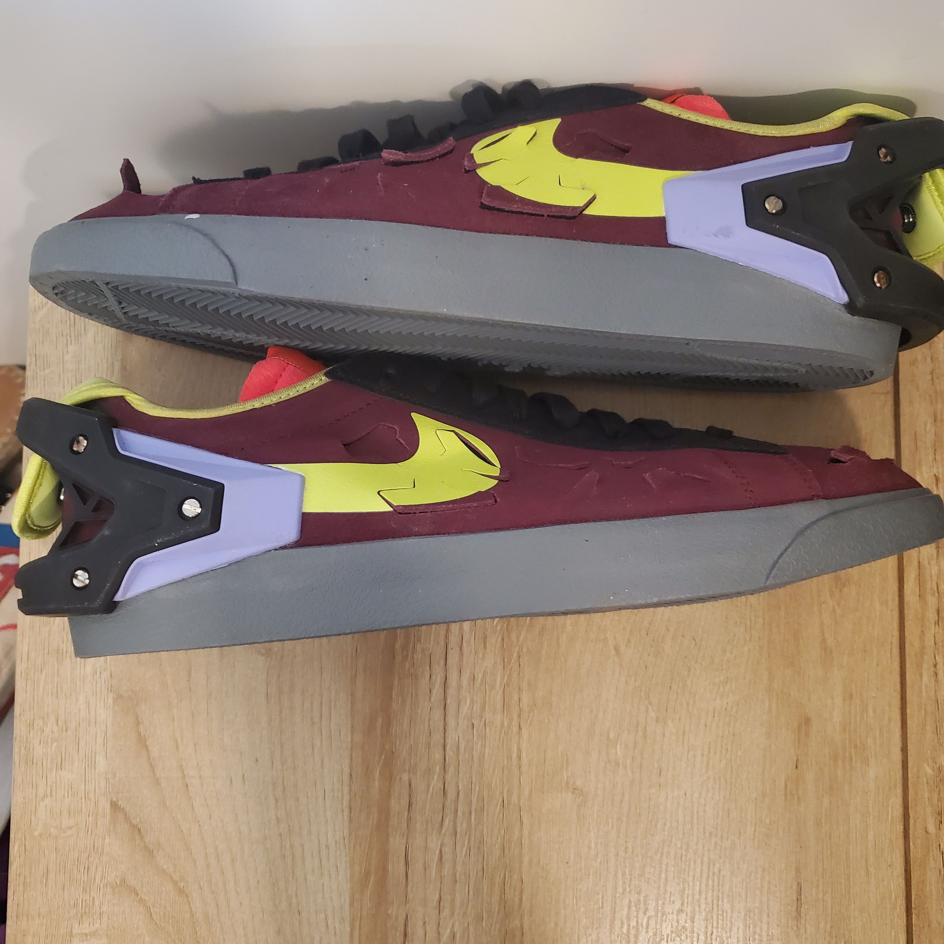 Nike Nike Mens Blazer Low DN2067 600 Acronym Night Maroon Size US 11 / EU 44 - 6 Thumbnail