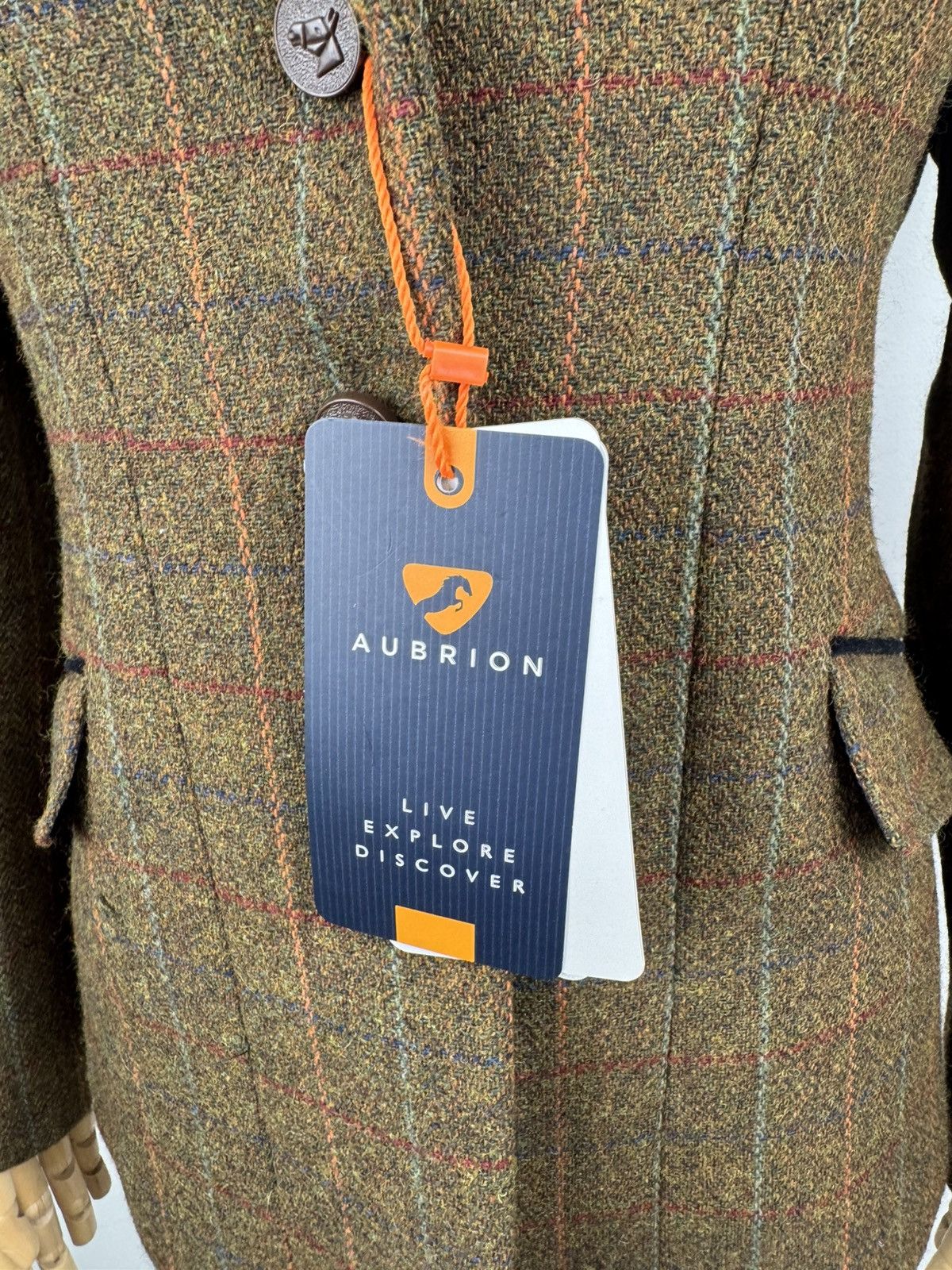 Vintage Woman’s Aubrion Saratoga Tweed Hacking Show Jacket size 10 Size L / US 10 / IT 46 - 4 Thumbnail