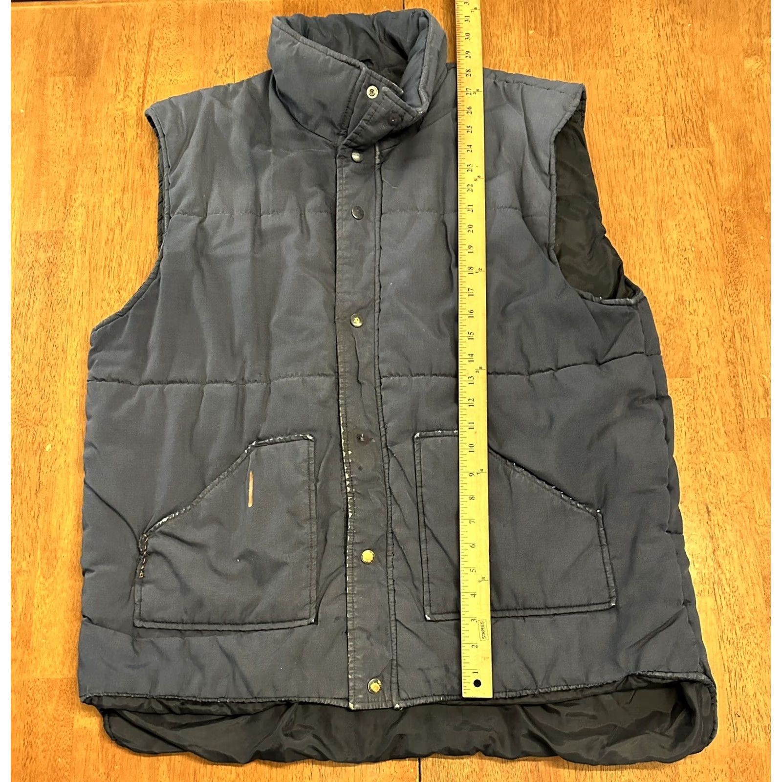 Vintage VINTAGE The King Size Vest XL Black 90s Puffer Mens Size US XL / EU 56 / 4 - 7 Thumbnail