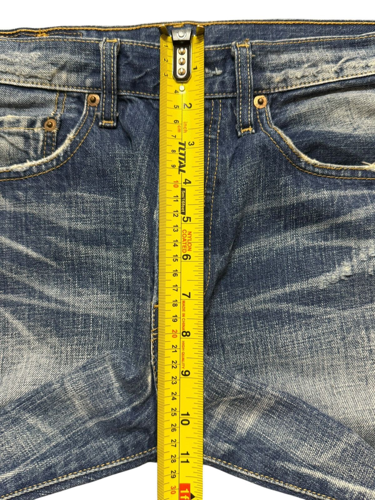 Levi's Vintage 90s Levis 501 Faded Wash Distressed Straight Loose Size US 29 - 12 Thumbnail