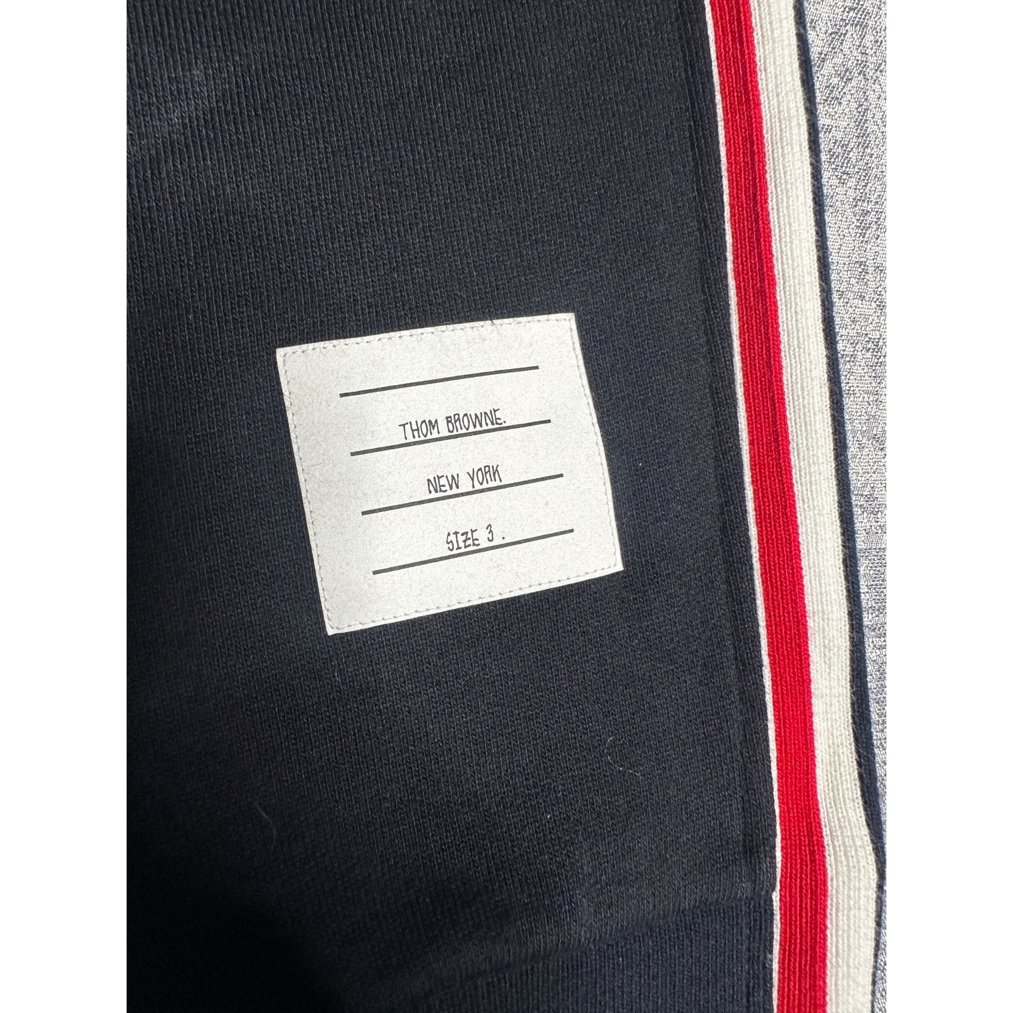 Thom Browne Thom Browne New York Sweatpants In Classic Loopback With RWB Size US 32 / EU 48 - 2 Thumbnail