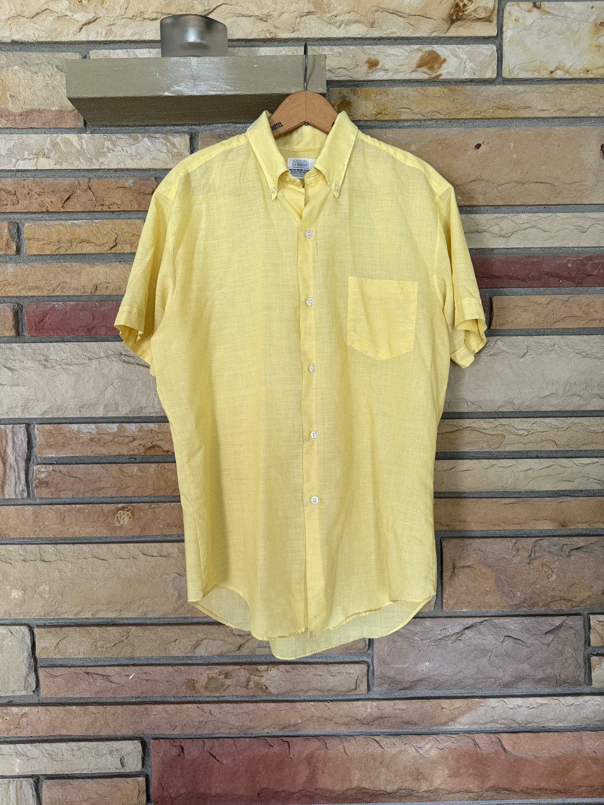 Vintage Vintage 60s Brent Montgomery Ward Button Down Collared Shirt Size US M / EU 48-50 / 2 - 1 Thumbnail