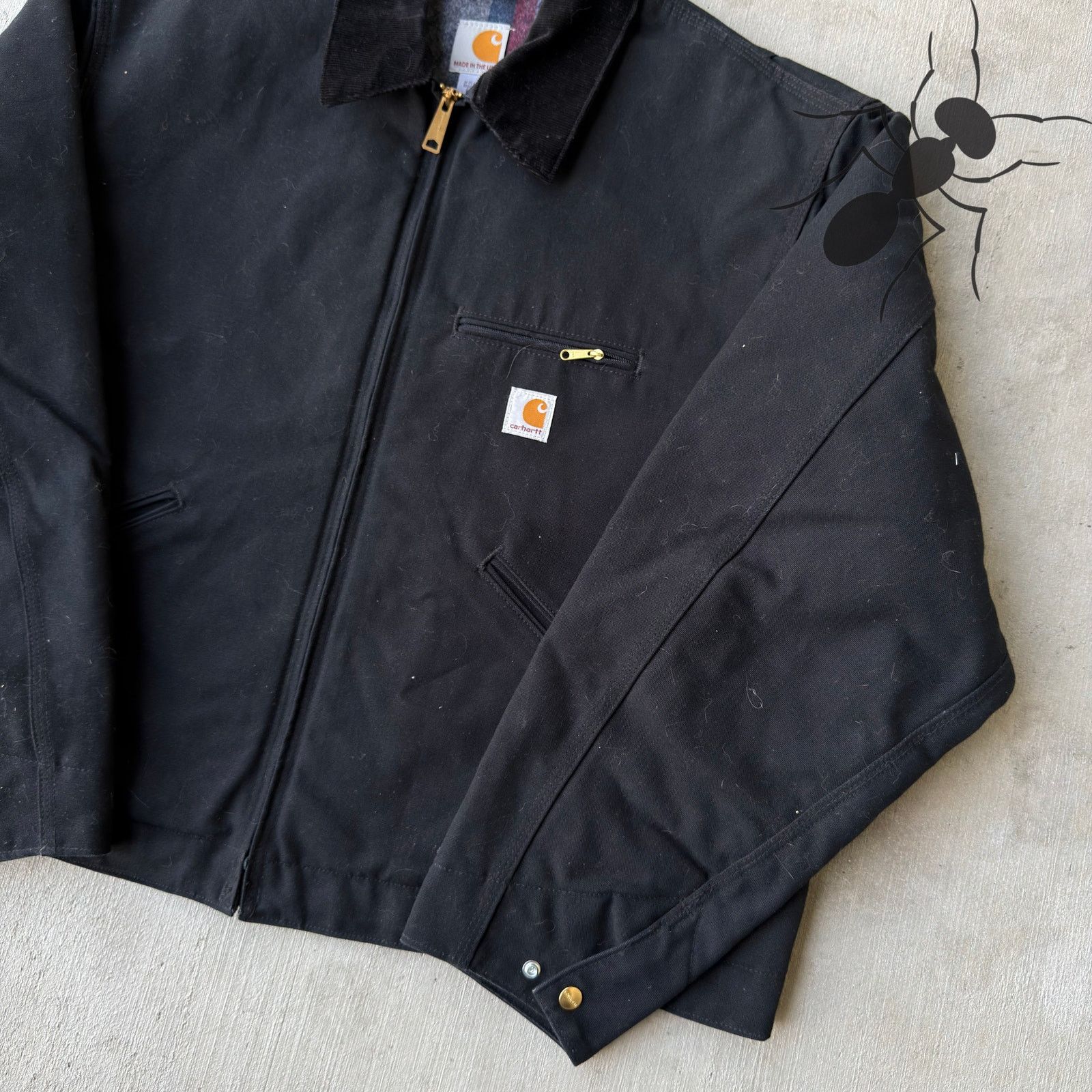 Carhartt × Vintage Carhartt J001 black Detroit work wear jacket Size US XXL / EU 58 / 5 - 4 Thumbnail