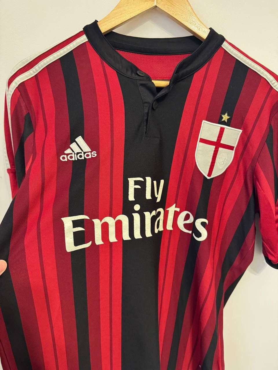 Adidas × Vintage Adidas Vintage Jersey Milano Torres Home Size US M / EU 48-50 / 2 - 3 Thumbnail
