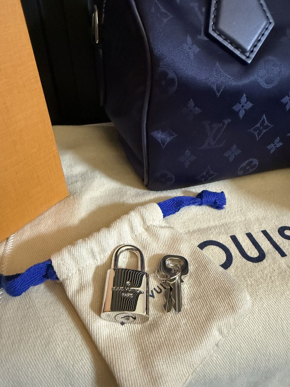 Louis Vuitton louis vuitton woman bag speedy bandolier 20 blu navy M23445 Size ONE SIZE - 7 Thumbnail