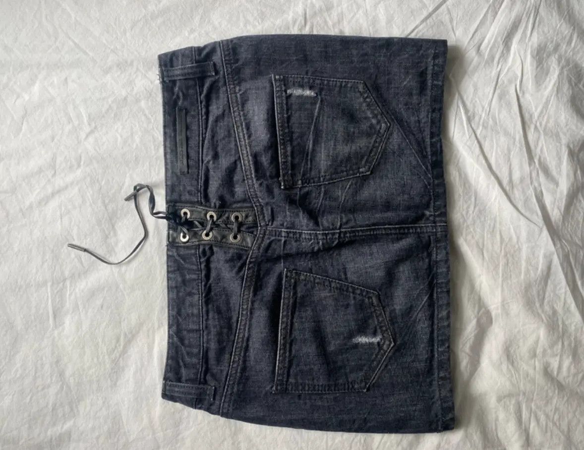 Jean Paul Gaultier Jean Paul Gaultier Mesh Top Skirt Dress Tattoo Jacket EX0120 Size 25" / US 0 / IT 36 - 7 Thumbnail