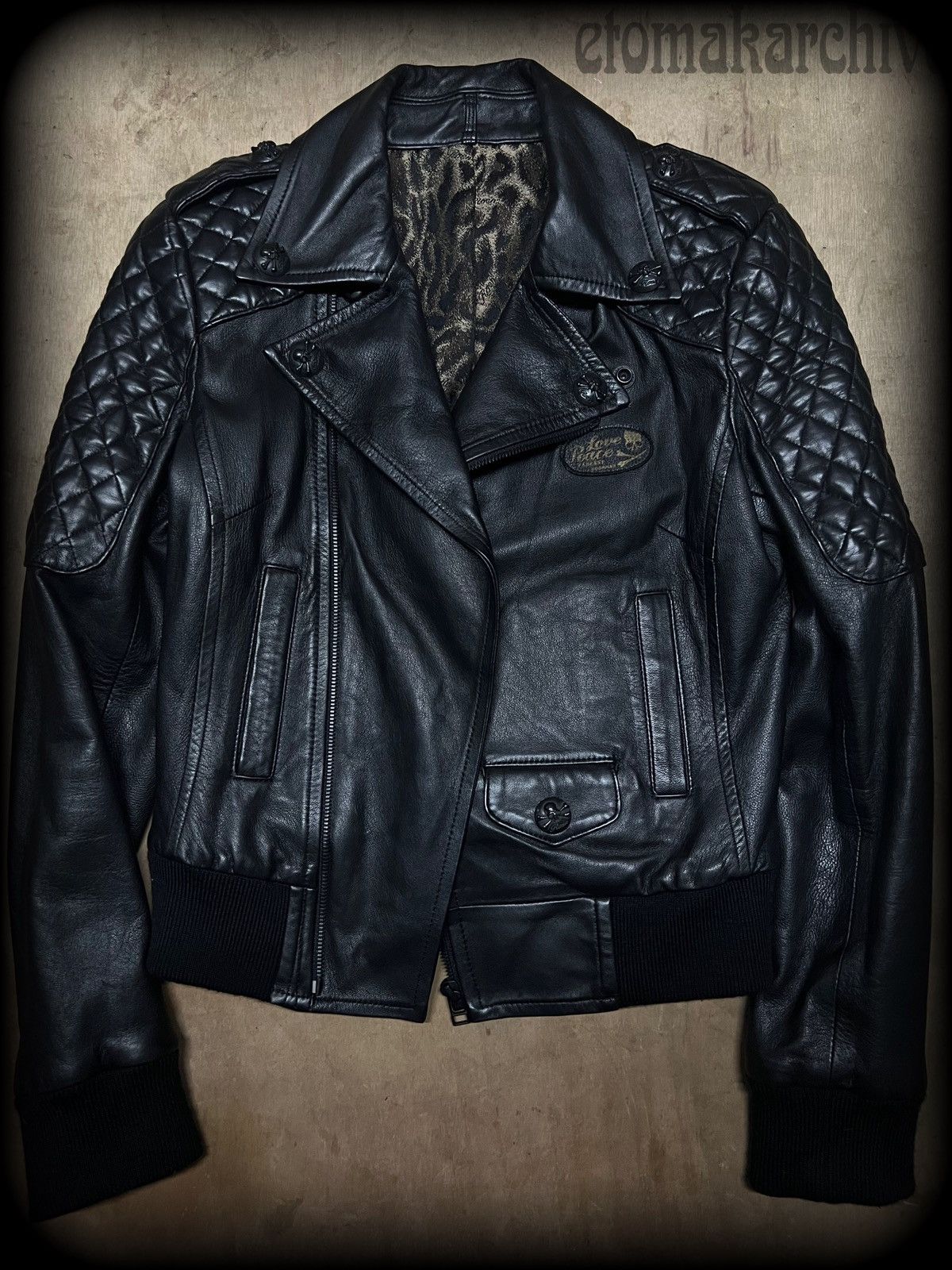 Roen Roen Distressed Raw Edge Sheep Leather Jacket Archive | Grailed