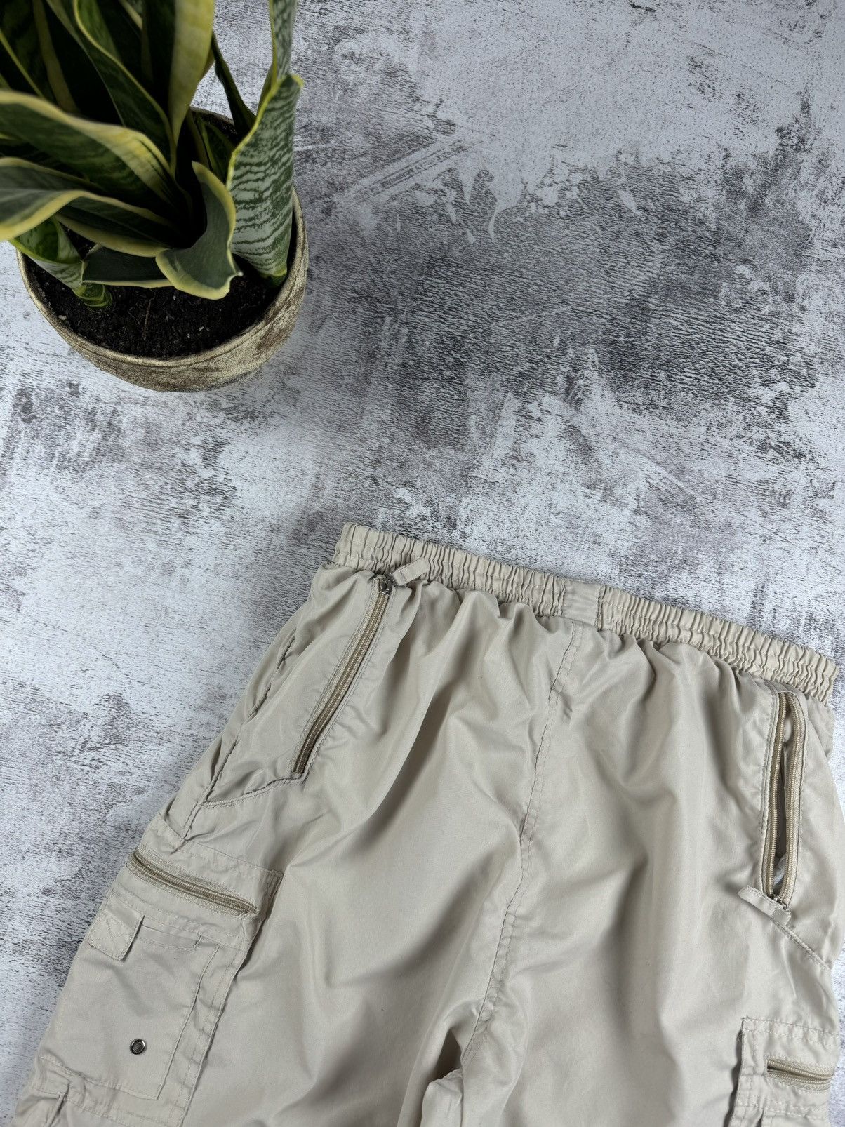 Japanese Brand Baggy Ling Lang 3 in 1 Rap Nylon Sweatpants Track Trousers Size US 34 / EU 50 - 13 Thumbnail
