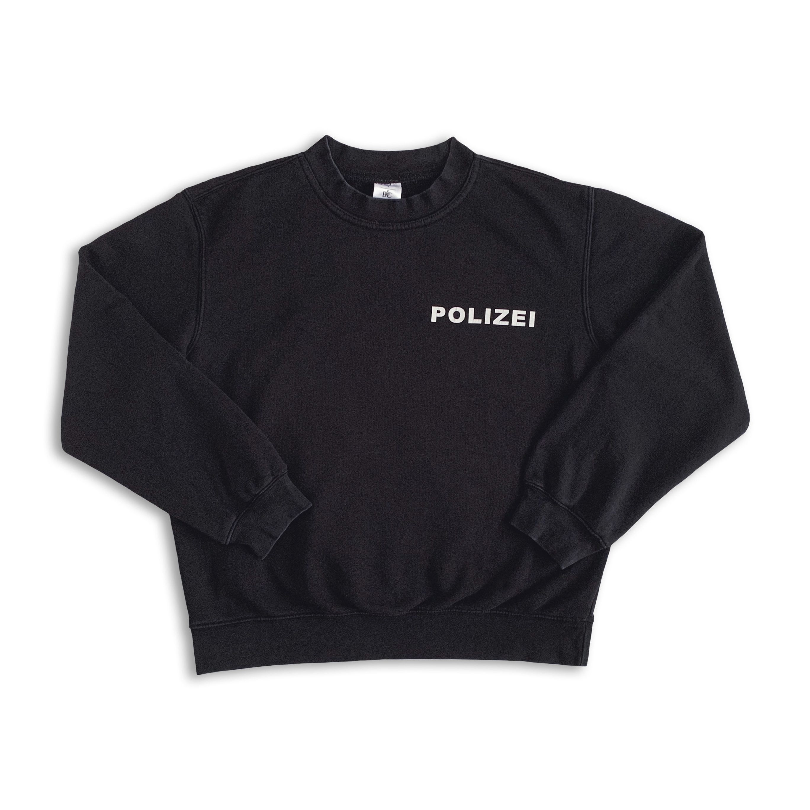 Other POLIZEI Sweatshirt Crewneck Basic Oversize Black Police S Size US S / EU 44-46 / 1 - 2 Thumbnail