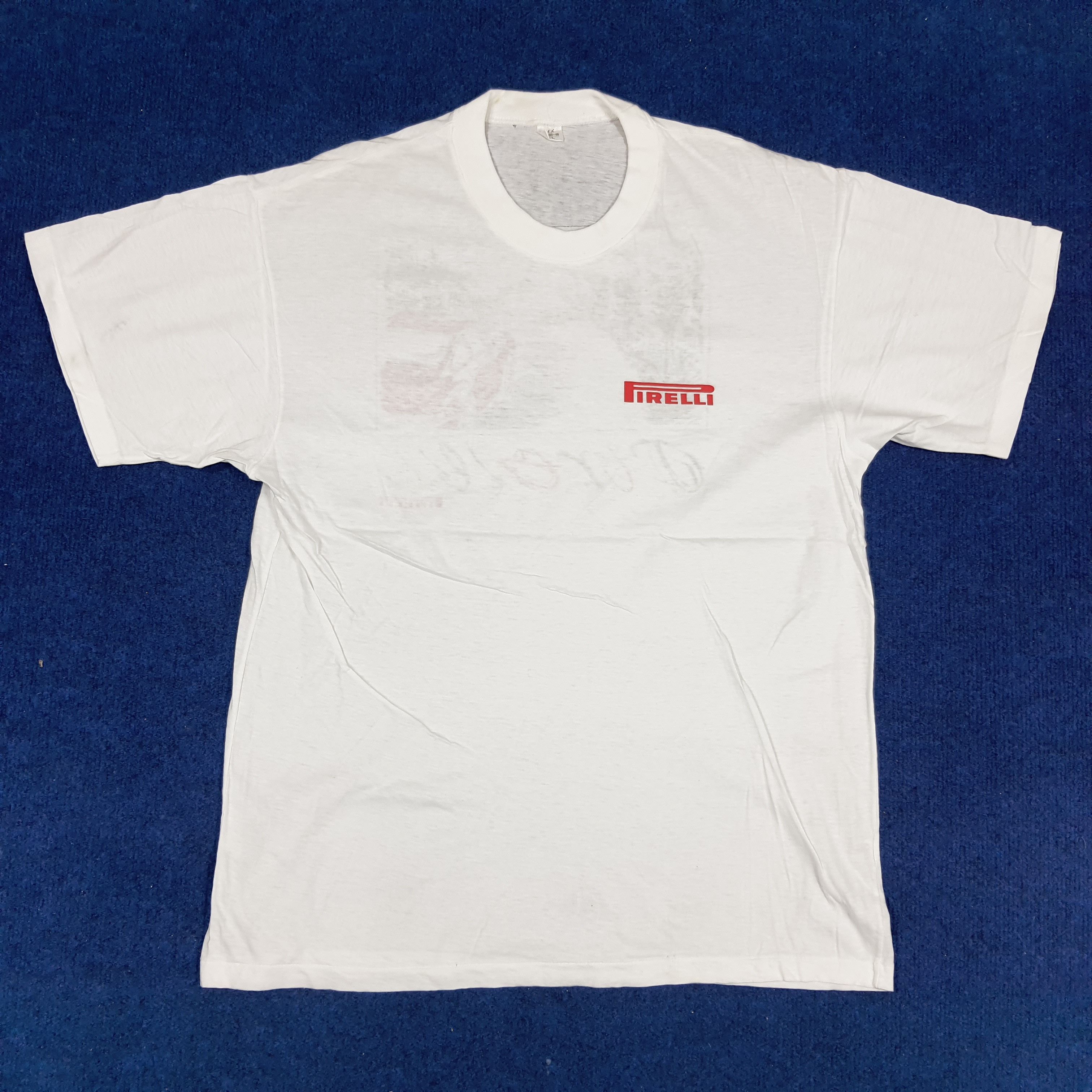 Pirelli × Vintage Vintage Pirelli Tyre Autopart Brand Motorsports Tshirt Size US M / EU 48-50 / 2 - 3 Thumbnail