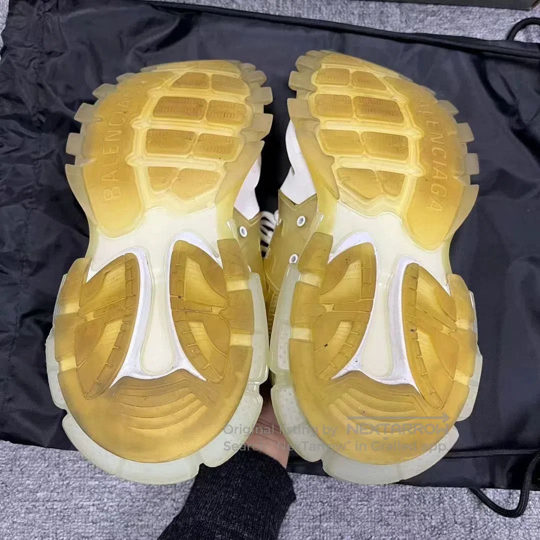 Balenciaga balenciaga white nylon low-top dad shoes. Size US 7.5 / EU 40-41 - 3 Thumbnail