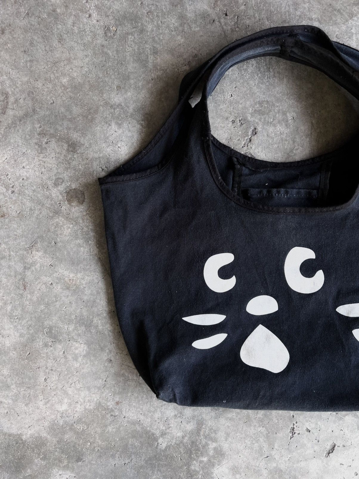 Ne-Net Iconic Cat Ne-Net Issey Miyake Faded Canvas Shoulder Bag Size ONE SIZE - 2 Thumbnail