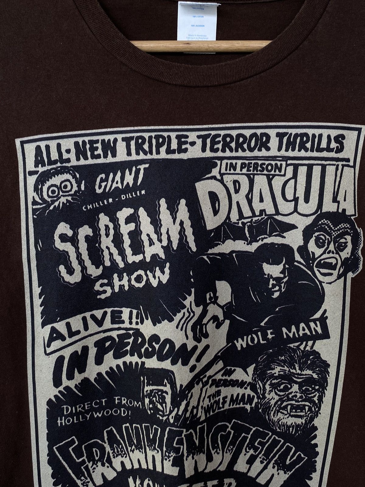 Expert Horror Y2K Scream Dracula Frankenstein Comics Expert Horror Tees Size US L / EU 52-54 / 3 - 5 Thumbnail
