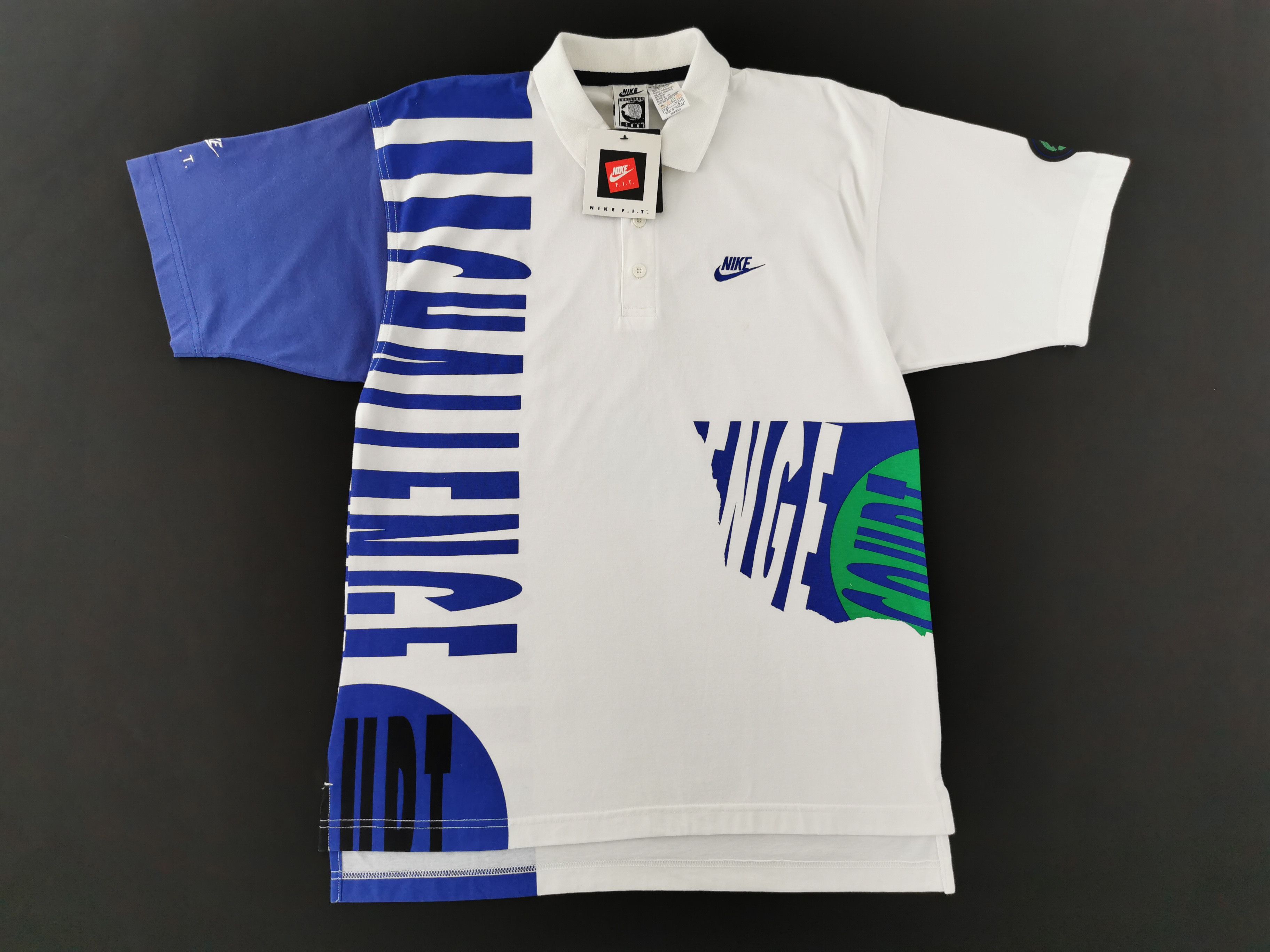 Nike Vintage 90's Nike FIT N.W.T. Tee T Shirt Size M Size US M / EU 48-50 / 2 - 1 Thumbnail