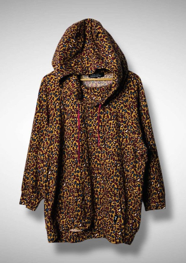 mercibeaucoup Mercibeaucoup Jevous Enprie Leopard Print Oversized Hoodie Size L / US 10 / IT 46 - 2 Thumbnail