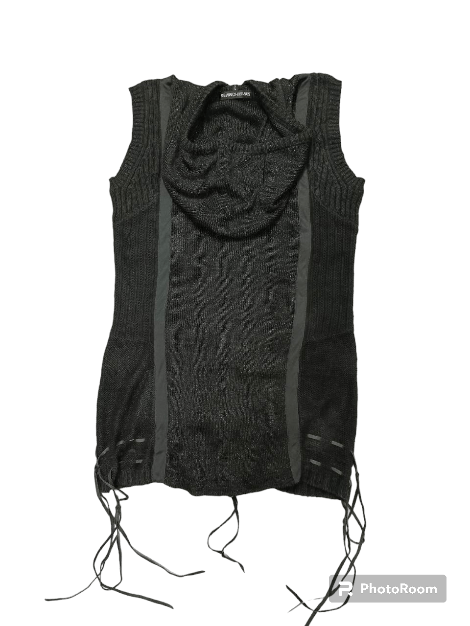 5351 POUR LES HOMMES 5351 POUR LES HOMME KNIT SLEEVELES HOODIE Size US M / EU 48-50 / 2 - 2 Thumbnail