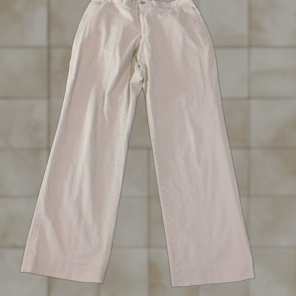 Southern Tide southern tide Pants 33x30 Mens Beige Chino Straight Golf Classic Workwear Regular Inseam 30 Front Flat Front Button Pockets Beige Mens Pants Size US 33 - 1 Thumbnail