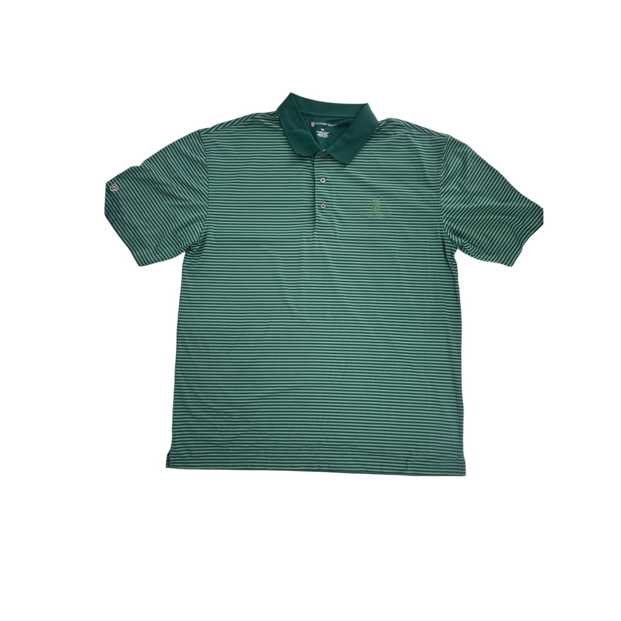Other Oxford Golf Men’s Performance Polo XXL Green Striped Ritz Ca Size US XXL / EU 58 / 5 - 3 Thumbnail