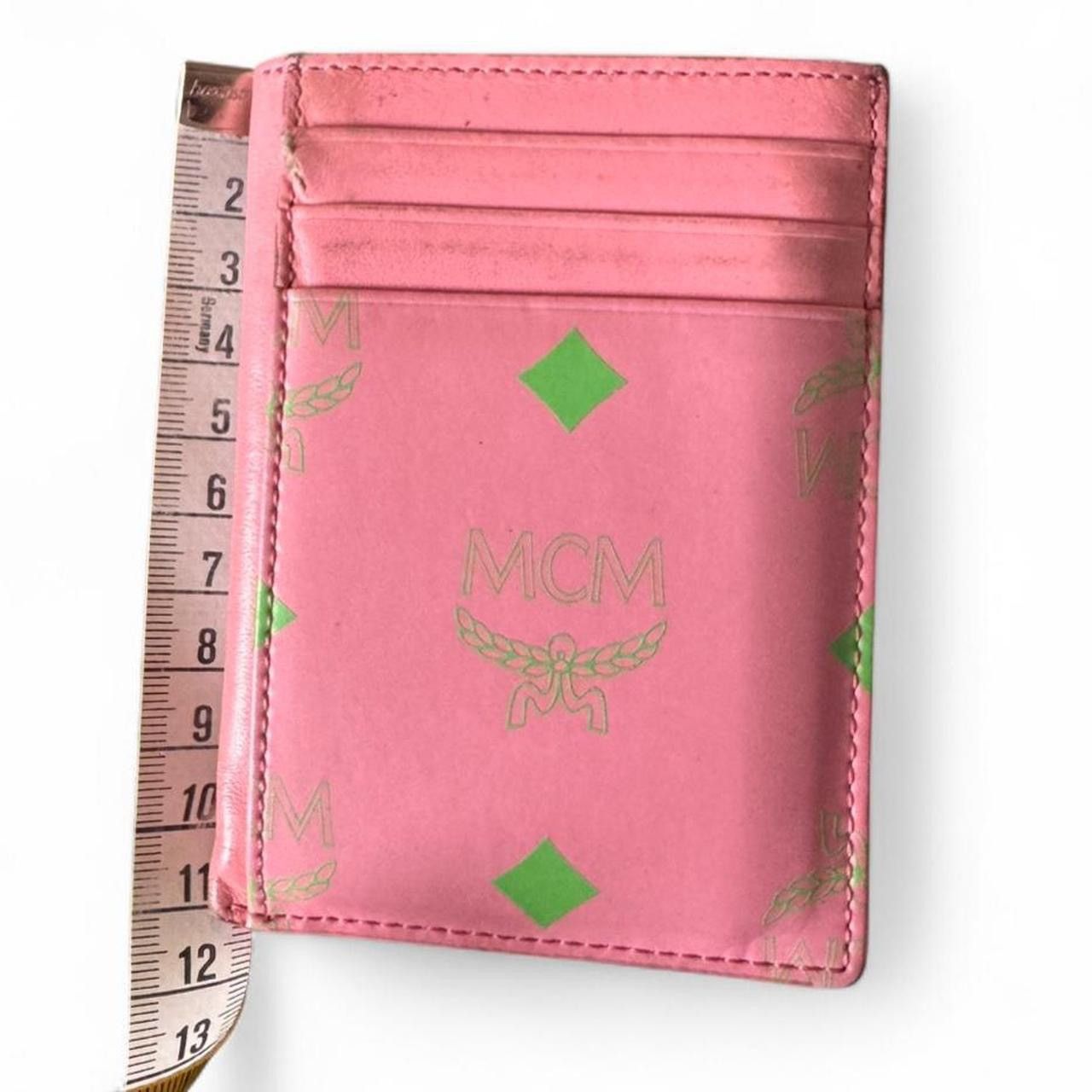 MCM Pink / Green Spacious Cardholder Size ONE SIZE - 8 Thumbnail