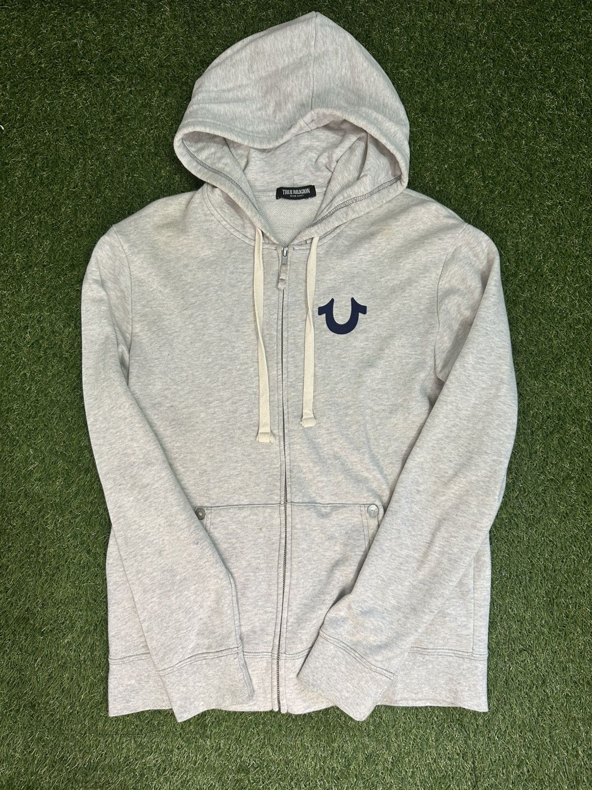 True Religion True Religion Men's Buddha Logo Zip Hoodie Size US M / EU 48-50 / 2 - 1 Thumbnail