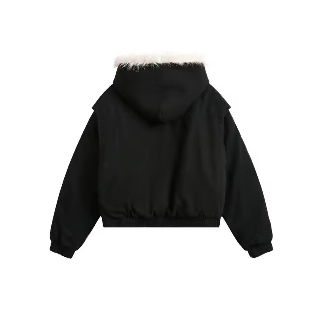 Japanese Brand Fur Collar Coat Jacket Vibtage Hype Y2K Puffer Size US XL / EU 56 / 4 - 6 Thumbnail