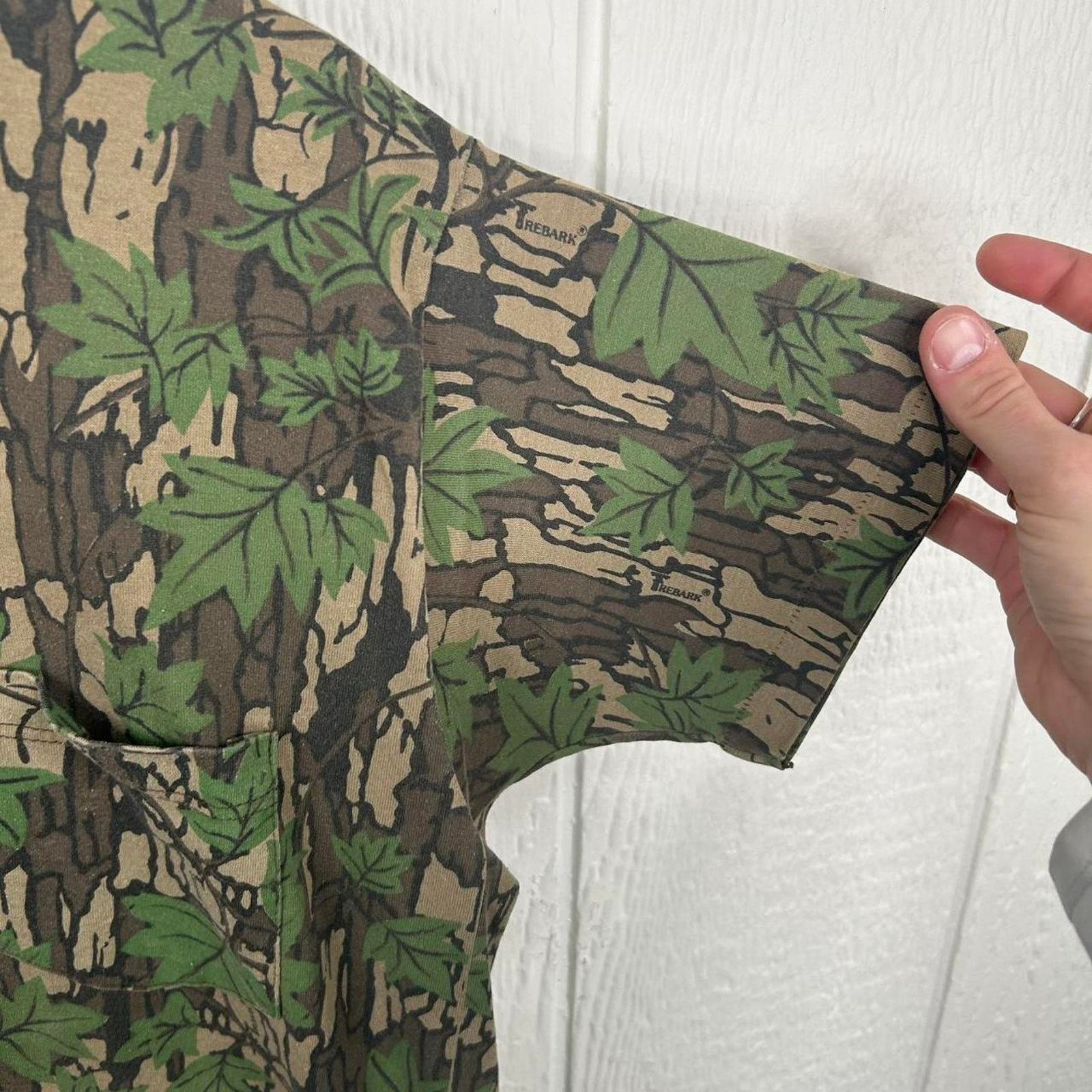 Other Vintage 90’s Duckbay Forest Camo Tee Size Large Size US L / EU 52-54 / 3 - 6 Thumbnail
