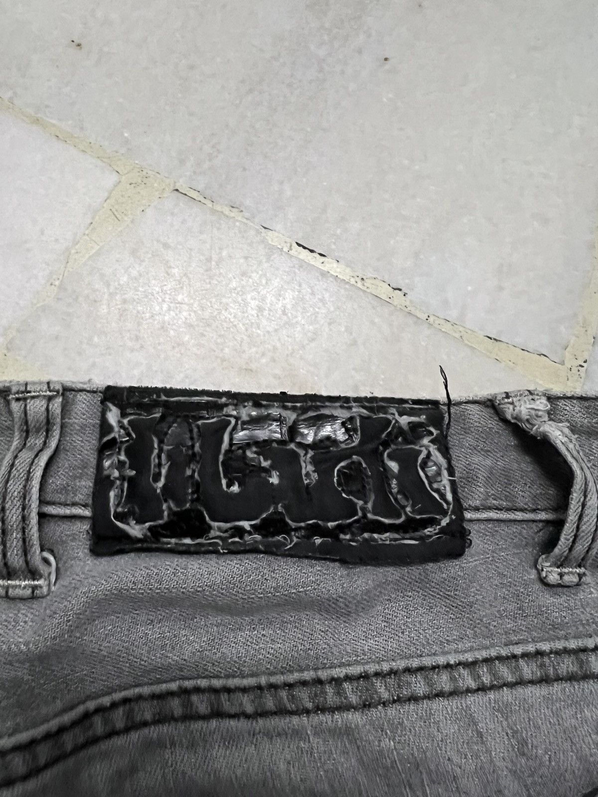 If Six Was Nine × Japanese Brand × Vintage CUSTOM CULTURE DISTRESS JEANS Size US 29 - 15 Thumbnail