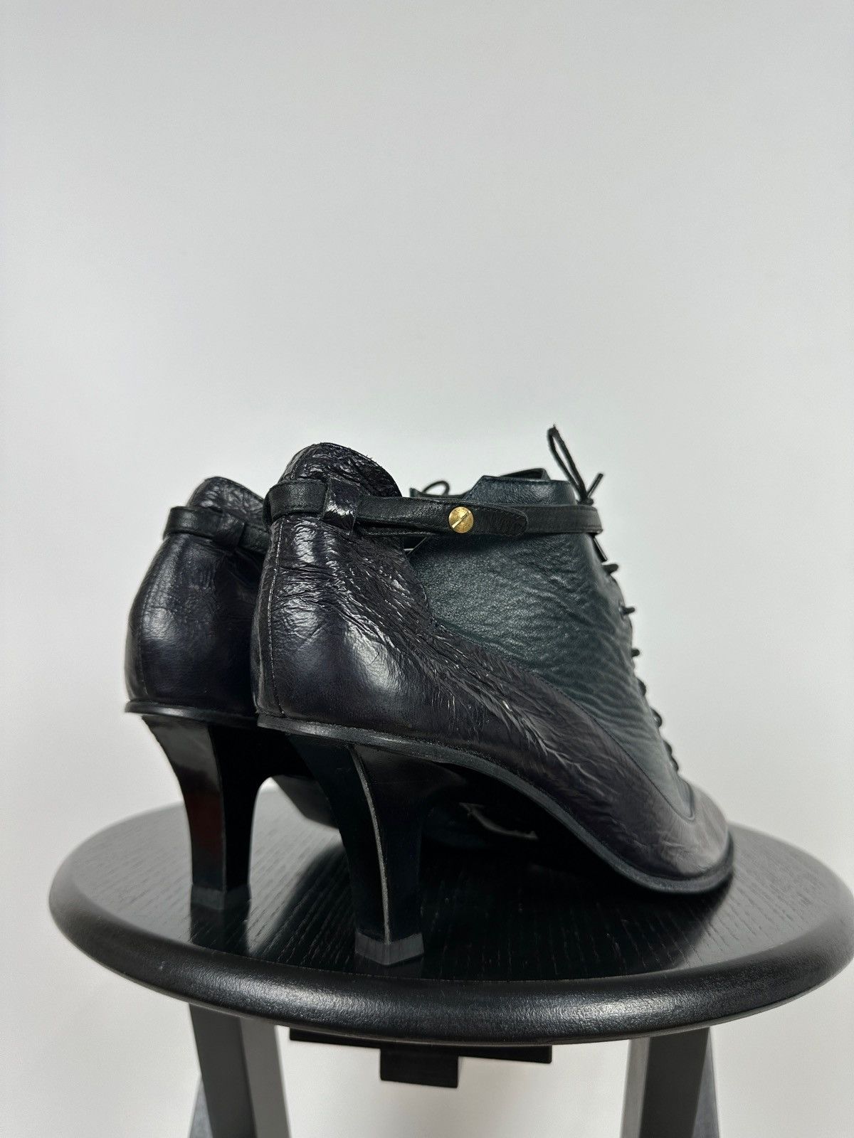 Marithe + Francois Girbaud Vintage Marithe Francois Girbaud Lace Up Ankle Boots Size US 10 / IT 40 - 6 Thumbnail