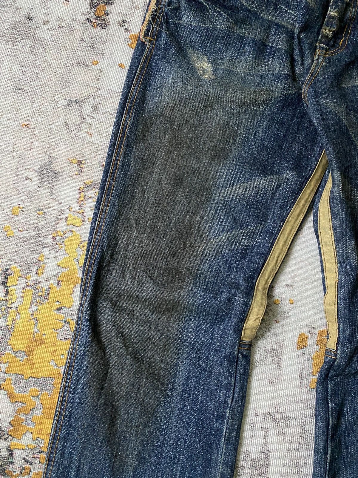 Japanese Brand PPFM Japan Distressed Denim Size US 31 - 6 Thumbnail