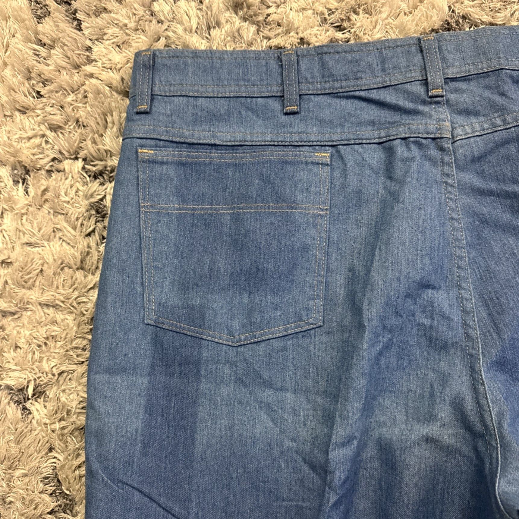 Wrangler VINTAGE Wrangler Jeans Men 44x30 Blue Denim 90s Style Code 85498LB Rare Mens Jeans Straight 90s Size US 44 / EU 60 - 3 Thumbnail