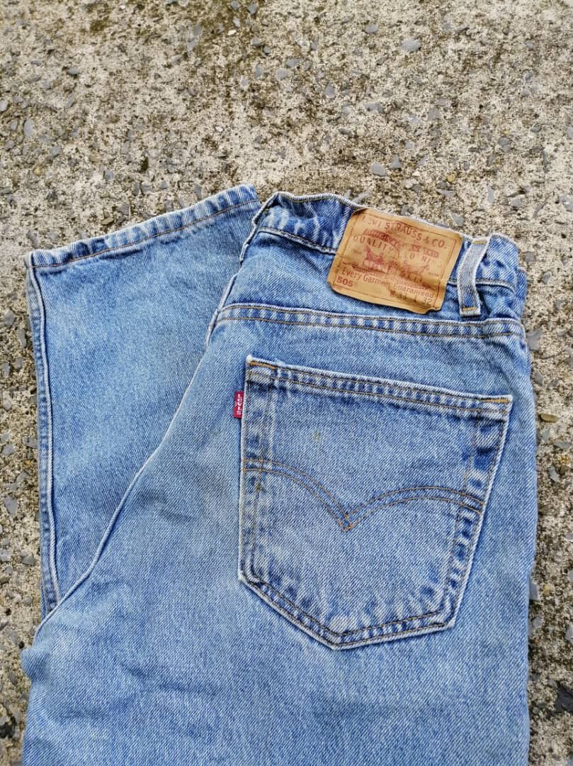 Levi's × Levi's Vintage Clothing Levi's Strauss 505 Regular Fit Straight Leg Denim Jeans Size US 30 / EU 46 - 5 Thumbnail